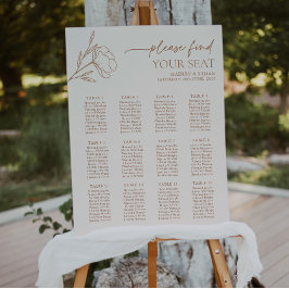 Minimale Hochzeitsstiftung Botanisches Boho Zeiche Poster