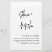 Minimale Hochzeitstermin (Rückseite)