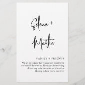 Minimale Hochzeitstermin (Rückseite)