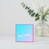 Minimale holografische Visitenkarte (Stehend Vorderseite)