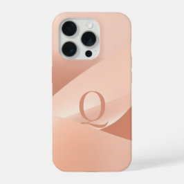 Minimale Hülle mit Buchstabe Q für das Telefon – Ä iPhone 15 Pro Hülle