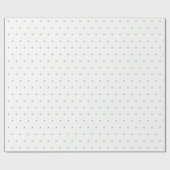 Minimale Imitate Gold Foil Stars Muster Weihnachte Geschenkpapier (Flach)