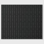 Minimale individuell anpassbare Schwarze GRATULIER Geschenkpapier (Flach)