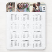 Minimale jährliche Kalendermousepad Mousepad (Vorne)