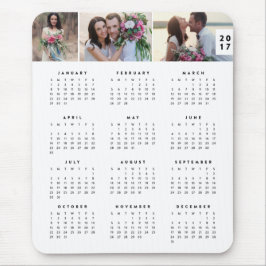 Minimale jährliche Kalendermousepad Mousepad