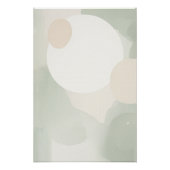 Minimale japandi Abstrakte Mauerkunst Print Poster (Vorderseite)