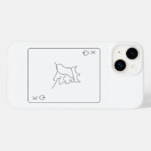 Minimale K Case-Mate iPhone Hülle (Rückseite (Horizontal))