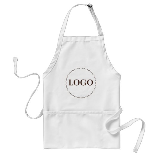 Minimale Kaffee-Shop-Logo-Schürze Schürze (Vorne)