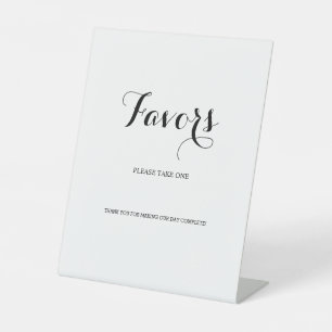 Minimale Kalligrafie Script Gefallen Bitte nehmen  Sockelschild