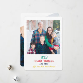 Minimale Karierte Tips 2 Foto Ferienkarte Feiertagskarte