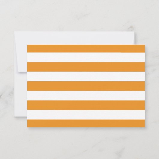 Minimale Karottenflatkarte Mitteilungskarte (Rückseite)