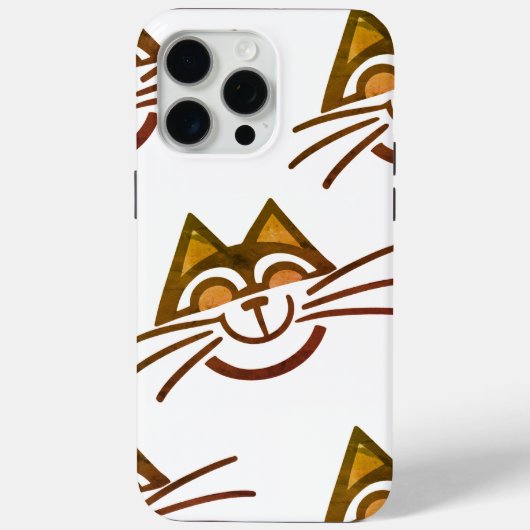 Minimale Katzen Design iPhone / iPad Hülle (Rückseite)