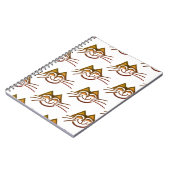 Minimale Katzen Gestaltung Notizblock (Linke Seite)