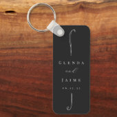 Minimale Kernhochzeit Schlüsselanhänger (Vorderseite)