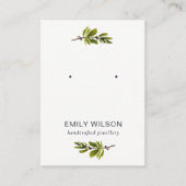 Minimale Kiefernspinnerfolie Visitenkarte (Vorderseite)