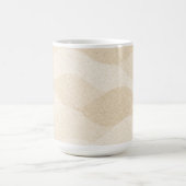 Minimale Kornstruktur, weich, neutrales Muster Kaffeetasse (Mittel)