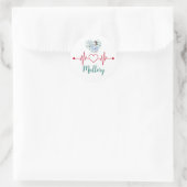 Minimale Krankenpfleger Sticker | Scrub-Squad | Kr (Tasche)