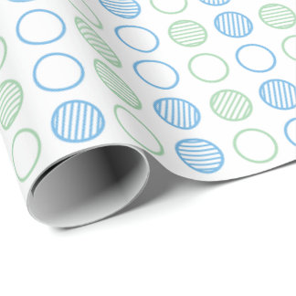 Minimale Kreisgitterstruktur Geschenkpapier