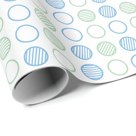 Minimale Kreisgitterstruktur Geschenkpapier (Rolleneckpunkt)