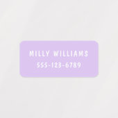 Minimale kundenspezifische moderne Personalisierte Etiketten (Design 2)