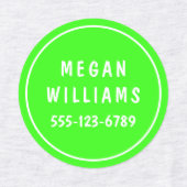 Minimale kundenspezifische moderne Personalisierte Etiketten (Design 1)