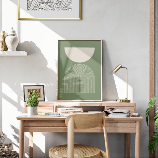 Minimale Kunst des Mittelaljahrhunderts II Poster