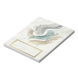 Minimale Kunst Notizblock
