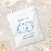 Minimale Küsten-Verbundringe Geschenktütchen (Ausgeschnitten)