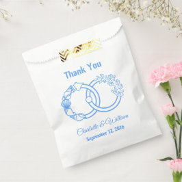 Minimale Küsten-Verbundringe Geschenktütchen