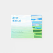 Minimale Landschaftskunst Post-it Klebezettel (Vorderseite)