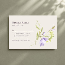 Minimale lavendelgrüne botanische Hochzeit