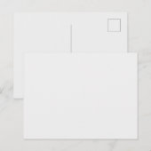Minimale leere Farbe Postkarte (Vorne/Hinten)