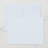 Minimale leere Farbe Postkarte (Vorne/Hinten)