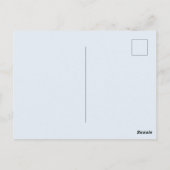 Minimale leere Farbe Postkarte (Rückseite)