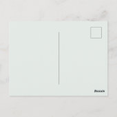 Minimale leere Farbe  Postkarte (Rückseite)
