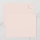 Minimale leere Farbe  Postkarte (Vorne/Hinten)