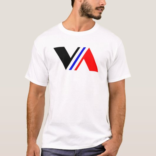 Minimale Letter VA Classic  T-Shirt (Vorderseite)