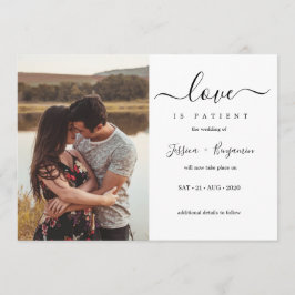 Minimale Liebe des Fotos ist die Verzögerung der H Einladung