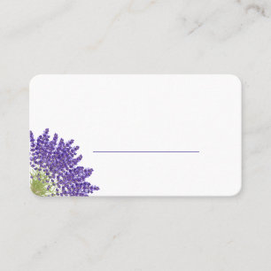 Minimale lila Hochzeitstisch-Nummer Platzkarte