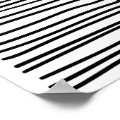 Minimale Linie Zeichnend einfaches, einzigartiges  Poster (Ecke)