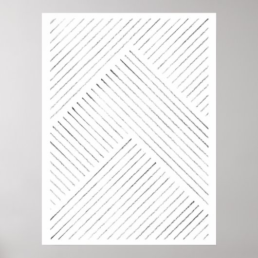 Minimale Linienart Poster (Vorne)