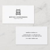 Minimale LKW-Fahrerkarte Visitenkarte (Vorne/Hinten)