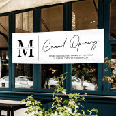 Minimale Logo-Boutique Schönheitssalon Grand Openi Banner