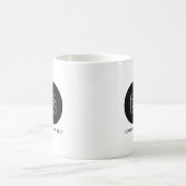 Minimale Logo-Geschäfts-Branding-Design-Tasse Kaffeetasse (Mittel)