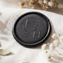 Minimale Luxus-Hochzeitsmonogramm-Initialen