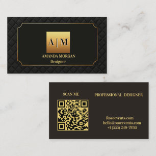 Minimale Luxus-Personen-Branding-Vorlage Visitenkarte