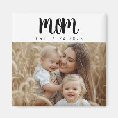 Minimale Mama etabliertes Foto Gift Magnet (Vorne)