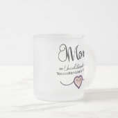Minimale Mama Liebe Tasse - bedingungslose Liebe (VorderseiteRechts)