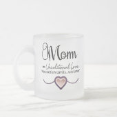 Minimale Mama Liebe Tasse - bedingungslose Liebe (Links)