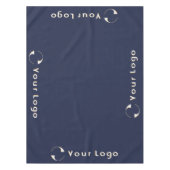 Minimale Markenmesse Navy Blue Tischdecke (Vorderseite)